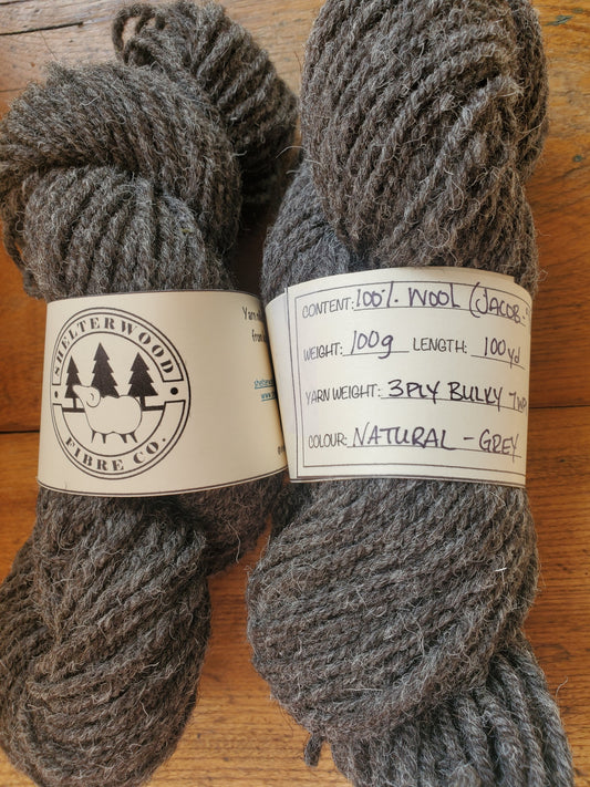 100% Jacob wool - "Yumi" - Bulky 3 ply
