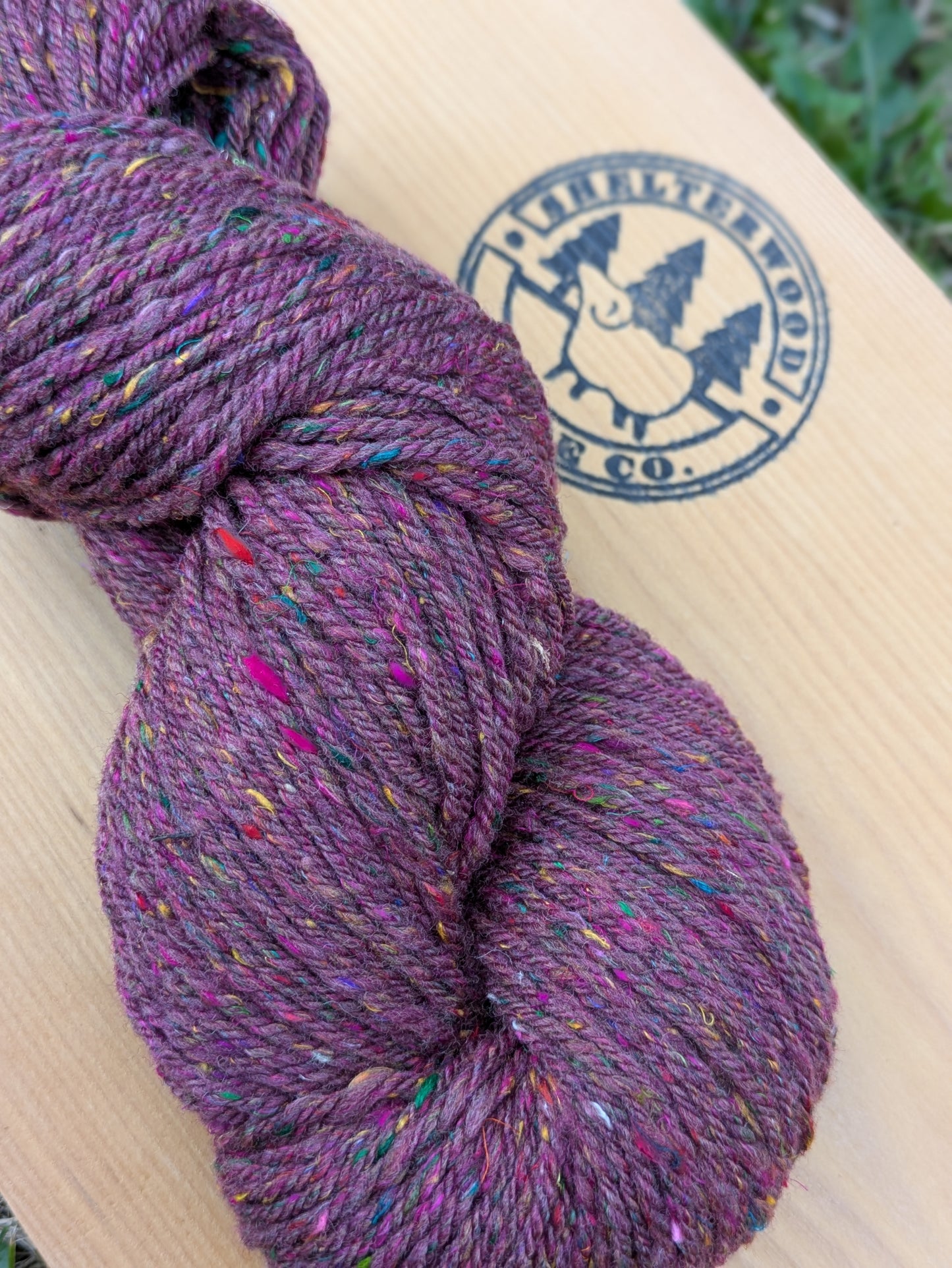 80% Corriedale 20% silk