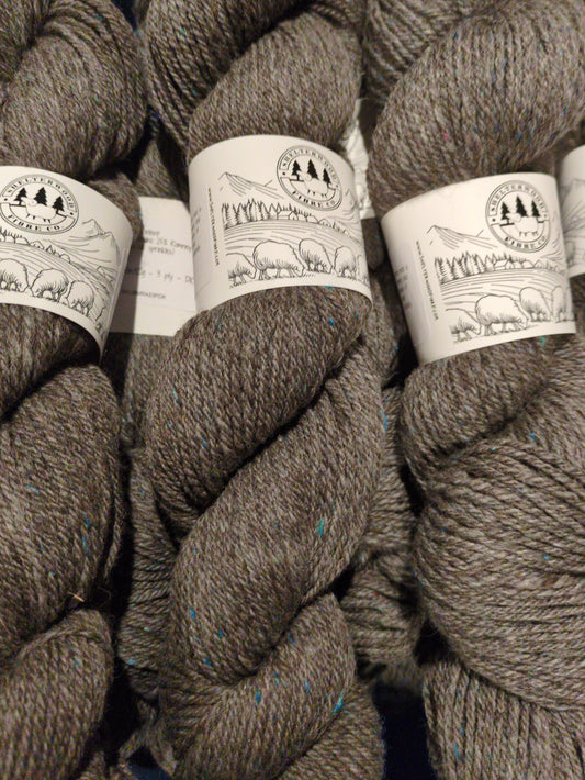 60% Merino 25% Romney 15% Alpaca w sari silk