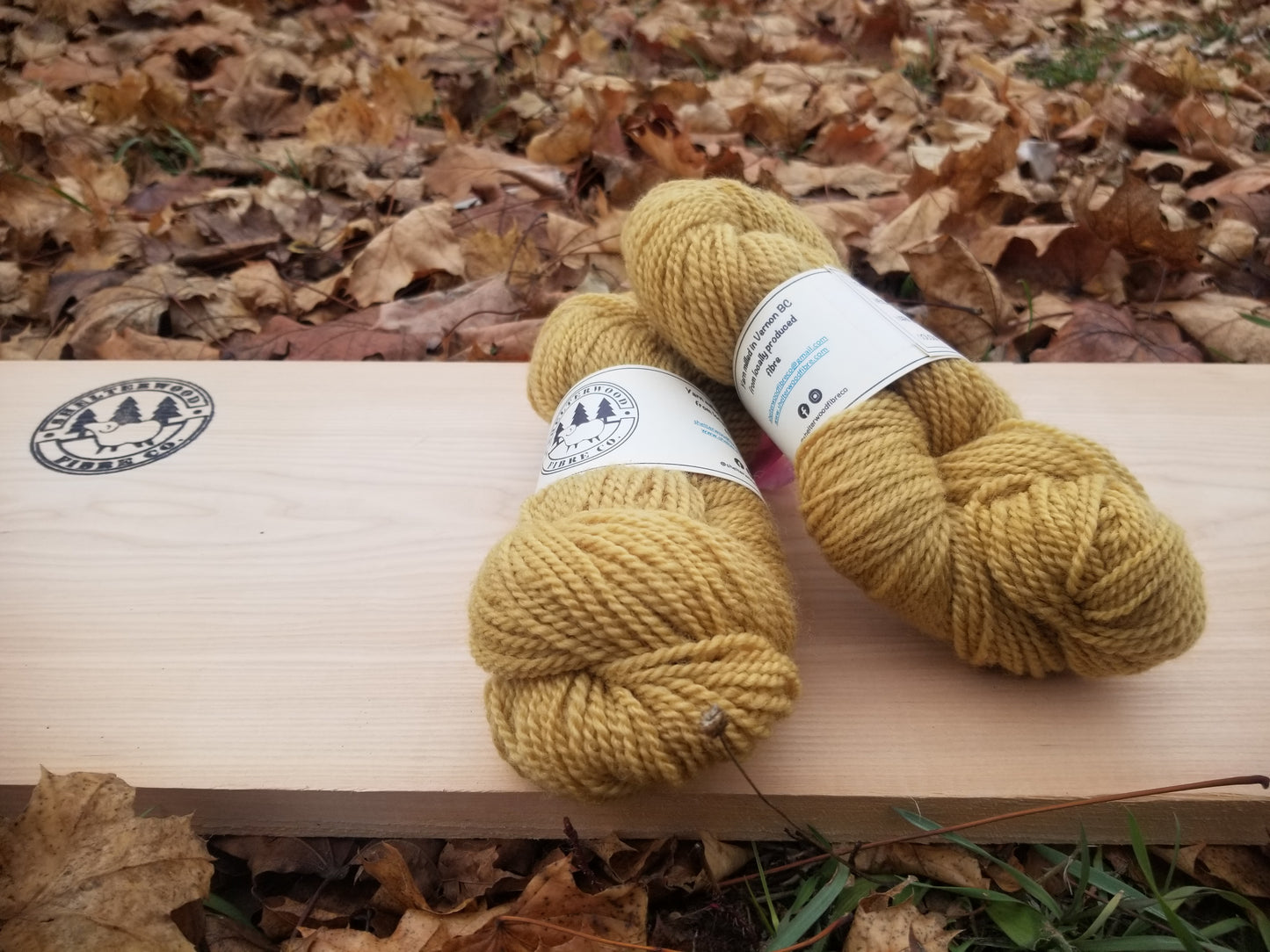 100% Wool - Worsted - 2 ply - Natural Dye