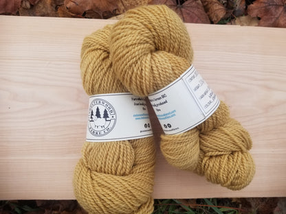 100% Wool - Worsted - 2 ply - Natural Dye