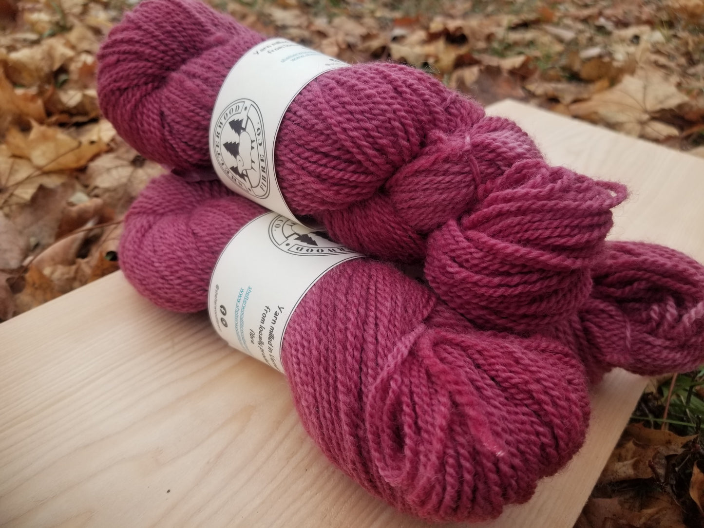 100% Wool - Worsted - 2 ply - Natural Dye