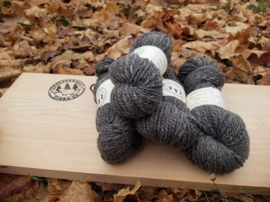 Romney/Alpaca blend (70/30) - Natural grey