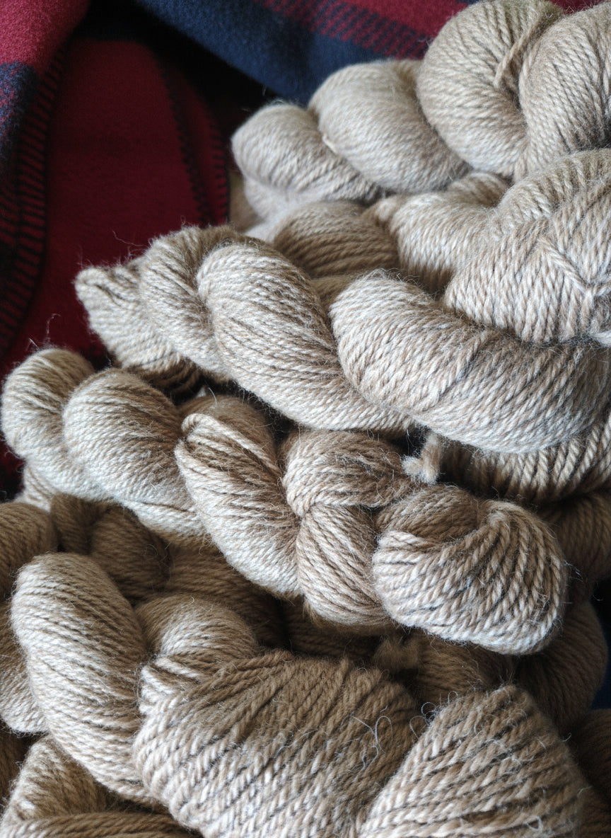 100% Alpaca 3 ply heavy worsted