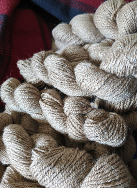 100% Alpaca 3 ply heavy worsted