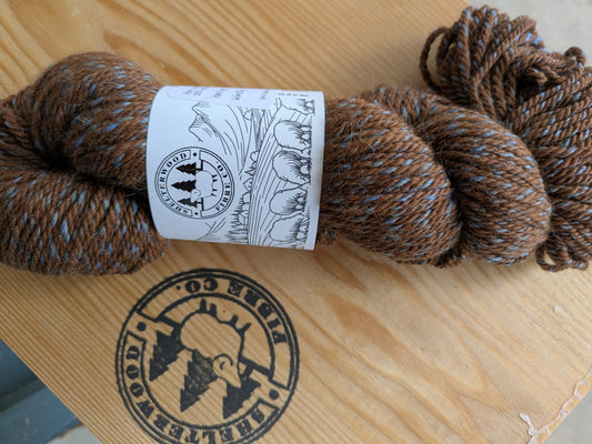 100% Alpaca - brown marl