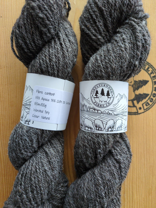 55% Alpaca 35% CVM 10% Shetland