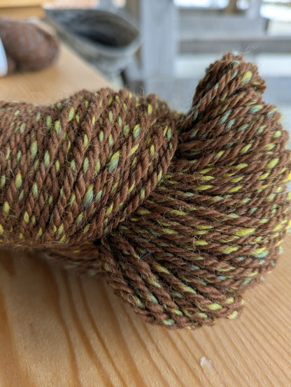 100% Alpaca - brown marl