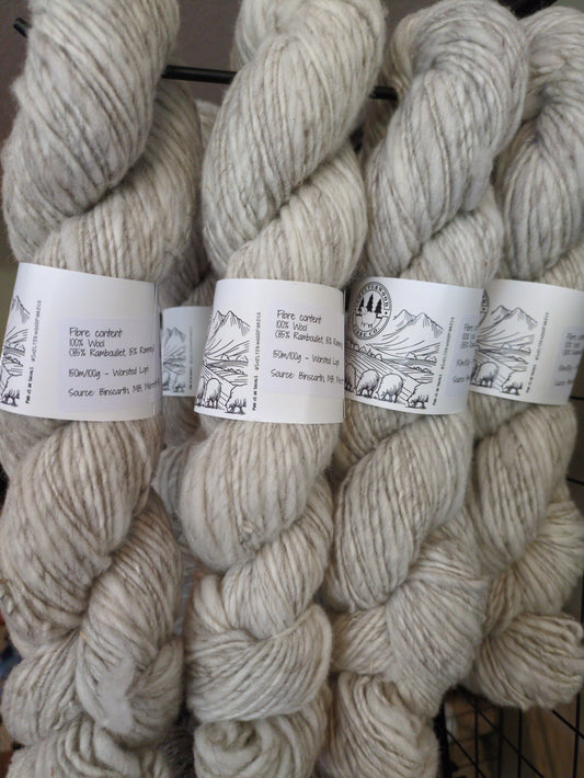 85% Rambouillet 15% Romney - Lopi