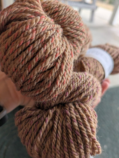 100% Alpaca - brown marl
