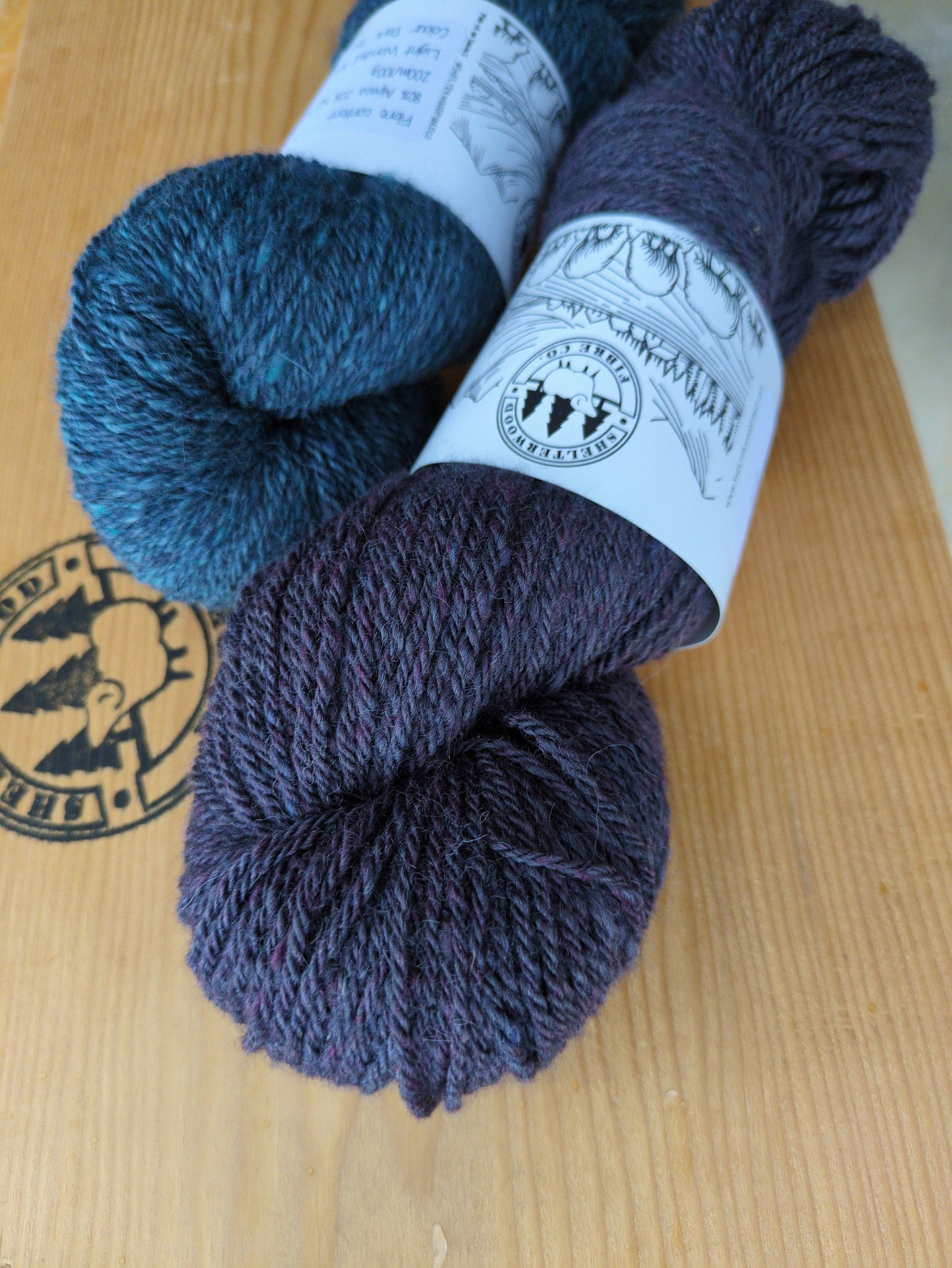 80% Alpaca, 20% Merino light worsted 3 ply