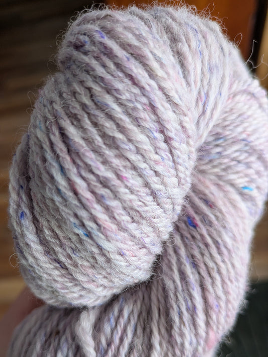 40% Romney 30% Alpaca 27% Rambouillet 3% Sari silk