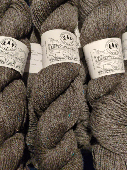 60% Merino 25% Romney 15% Alpaca w sari silk
